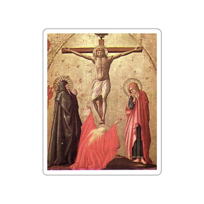 MASACCIO - Crocifissione (Artwork) STICKER Vinyl Die-Cut Decal-White-The Sticker Space