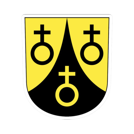 Maschwanden-blazon (Switzerland) (Coat of Arms) STICKER Vinyl Kiss-Cut Decal 2 Inch White - The Sticker Space