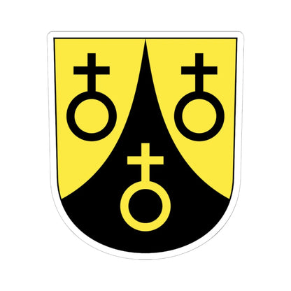 Maschwanden-blazon (Switzerland) (Coat of Arms) STICKER Vinyl Kiss-Cut Decal 6 Inch White - The Sticker Space