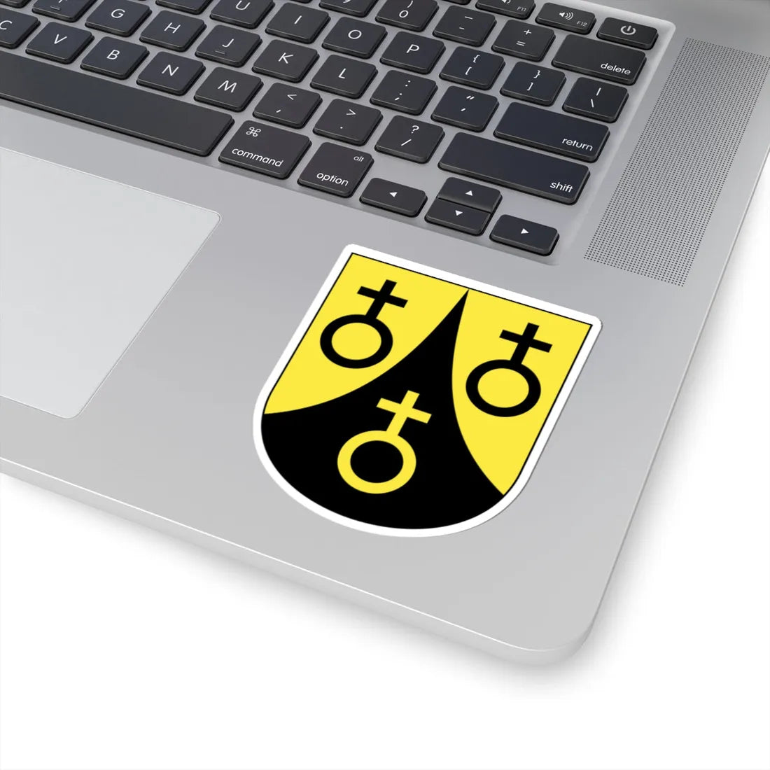 Maschwanden-blazon (Switzerland) (Coat of Arms) STICKER Vinyl Kiss-Cut Decal - The Sticker Space