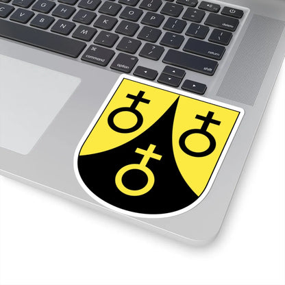 Maschwanden-blazon (Switzerland) (Coat of Arms) STICKER Vinyl Kiss-Cut Decal - The Sticker Space