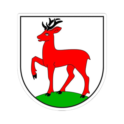 Masein wappen (Switzerland) (Coat of Arms) STICKER Vinyl Kiss-Cut Decal 6 Inch White - The Sticker Space