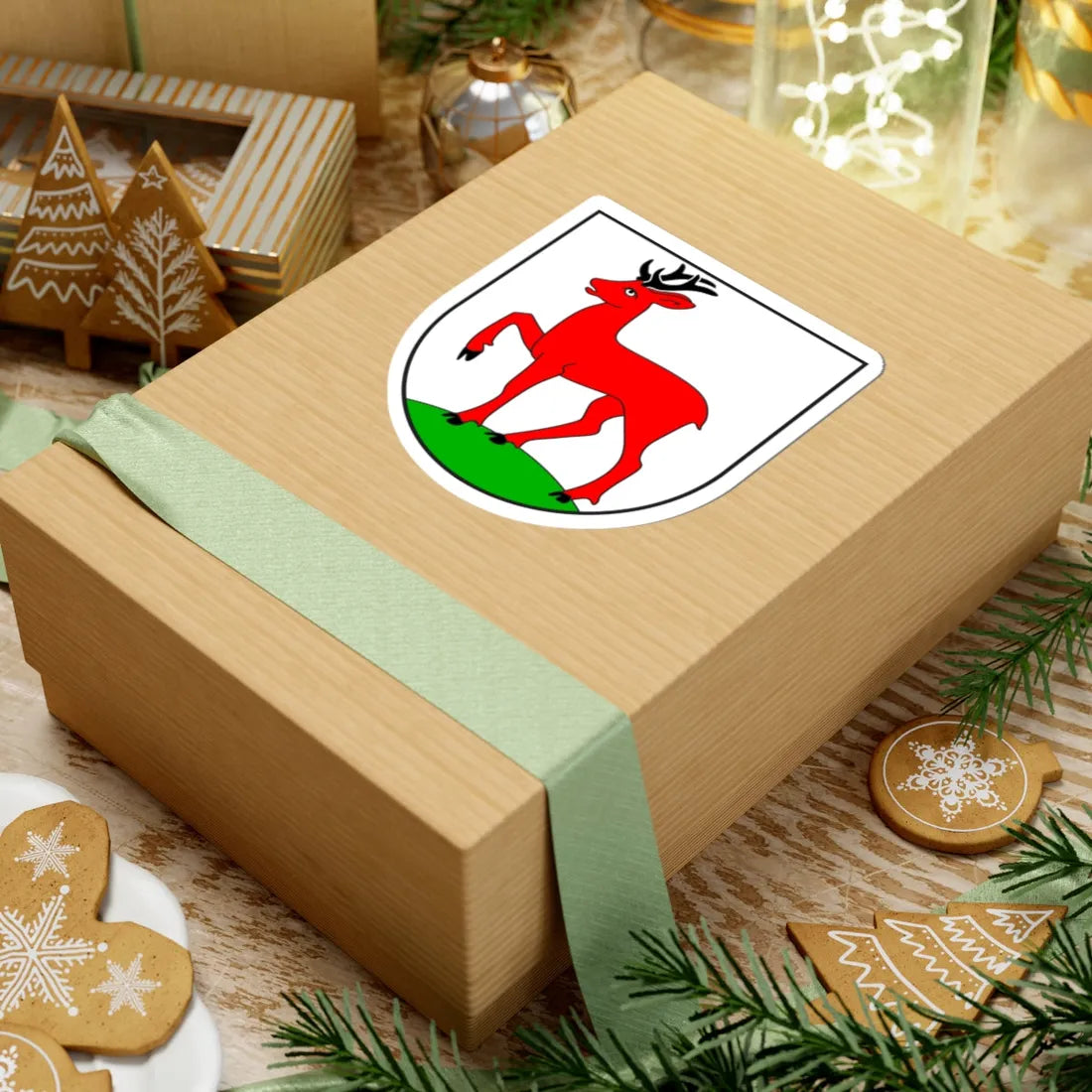 Masein wappen (Switzerland) (Coat of Arms) STICKER Vinyl Kiss-Cut Decal - The Sticker Space