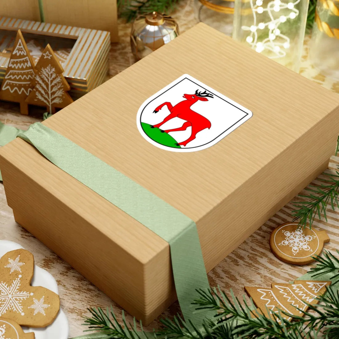 Masein wappen (Switzerland) (Coat of Arms) STICKER Vinyl Kiss-Cut Decal - The Sticker Space