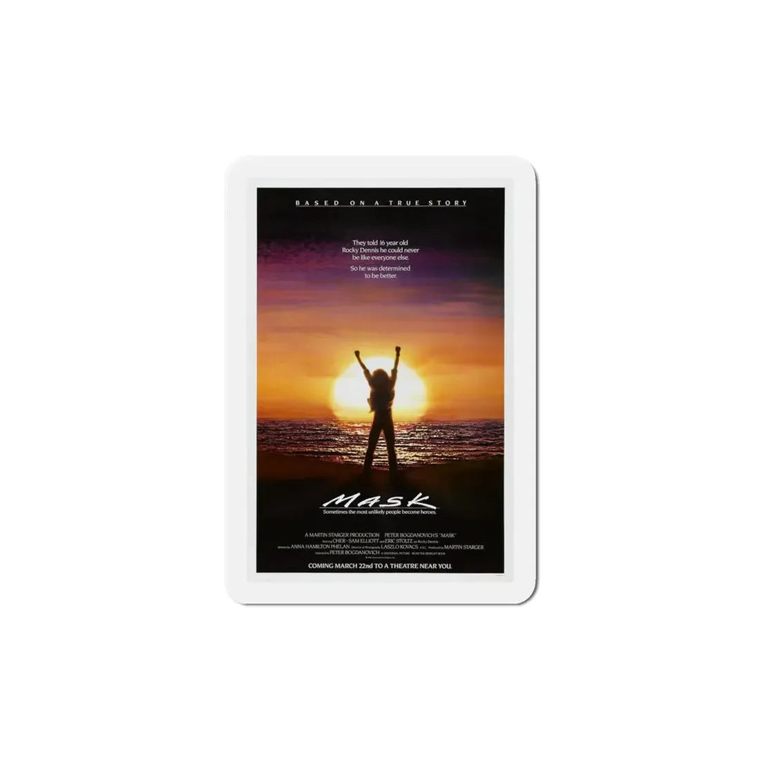 Mask 1985 Movie Poster Refrigerator Magnet - The Sticker Space