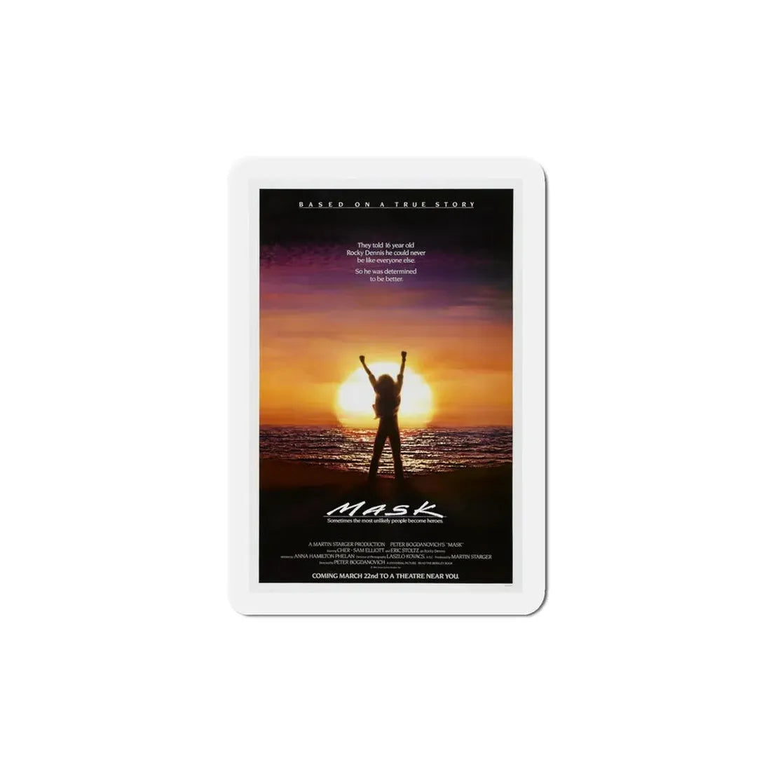 Mask 1985 Movie Poster Refrigerator Magnet - The Sticker Space