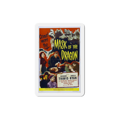 Mask of the Dragon 1951 Movie Poster Die-Cut Magnet-4 Inch-The Sticker Space