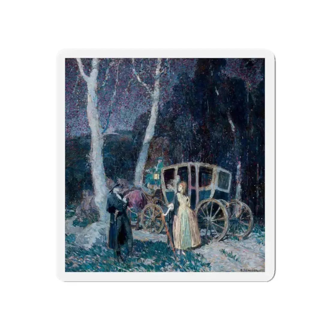 Masked Bandit (Magazine Illustration) Refrigerator Magnet 5 Inch - The Sticker Space