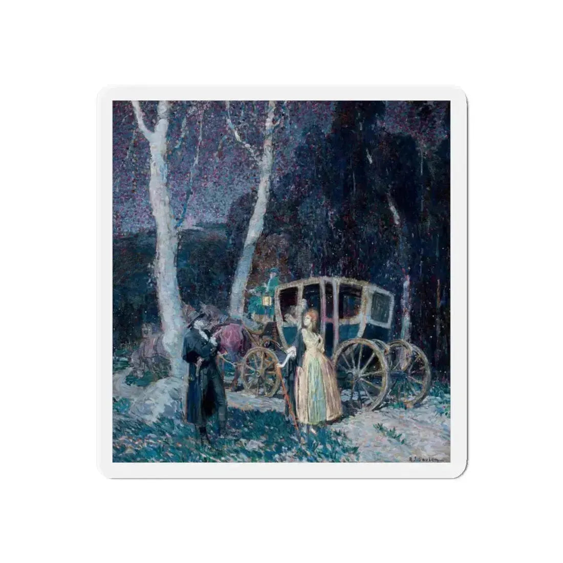 Masked Bandit (Magazine Illustration) Refrigerator Magnet 6 Inch - The Sticker Space