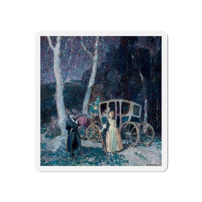 Masked Bandit (Magazine Illustration) Refrigerator Magnet - The Sticker Space