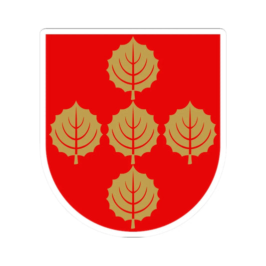 Masku.vaakuna (Finland) (Coat of Arms) STICKER Vinyl Kiss-Cut Decal 2 Inch White - The Sticker Space