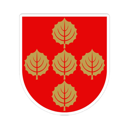 Masku.vaakuna (Finland) (Coat of Arms) STICKER Vinyl Kiss-Cut Decal 4 Inch White - The Sticker Space