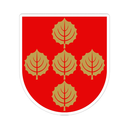 Masku.vaakuna (Finland) (Coat of Arms) STICKER Vinyl Kiss-Cut Decal 6 Inch White - The Sticker Space