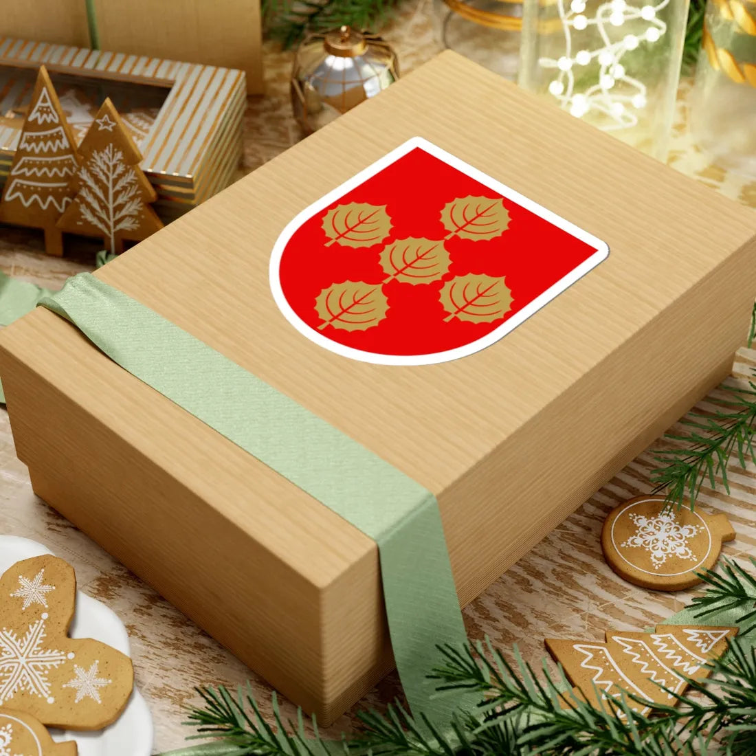 Masku.vaakuna (Finland) (Coat of Arms) STICKER Vinyl Kiss-Cut Decal - The Sticker Space