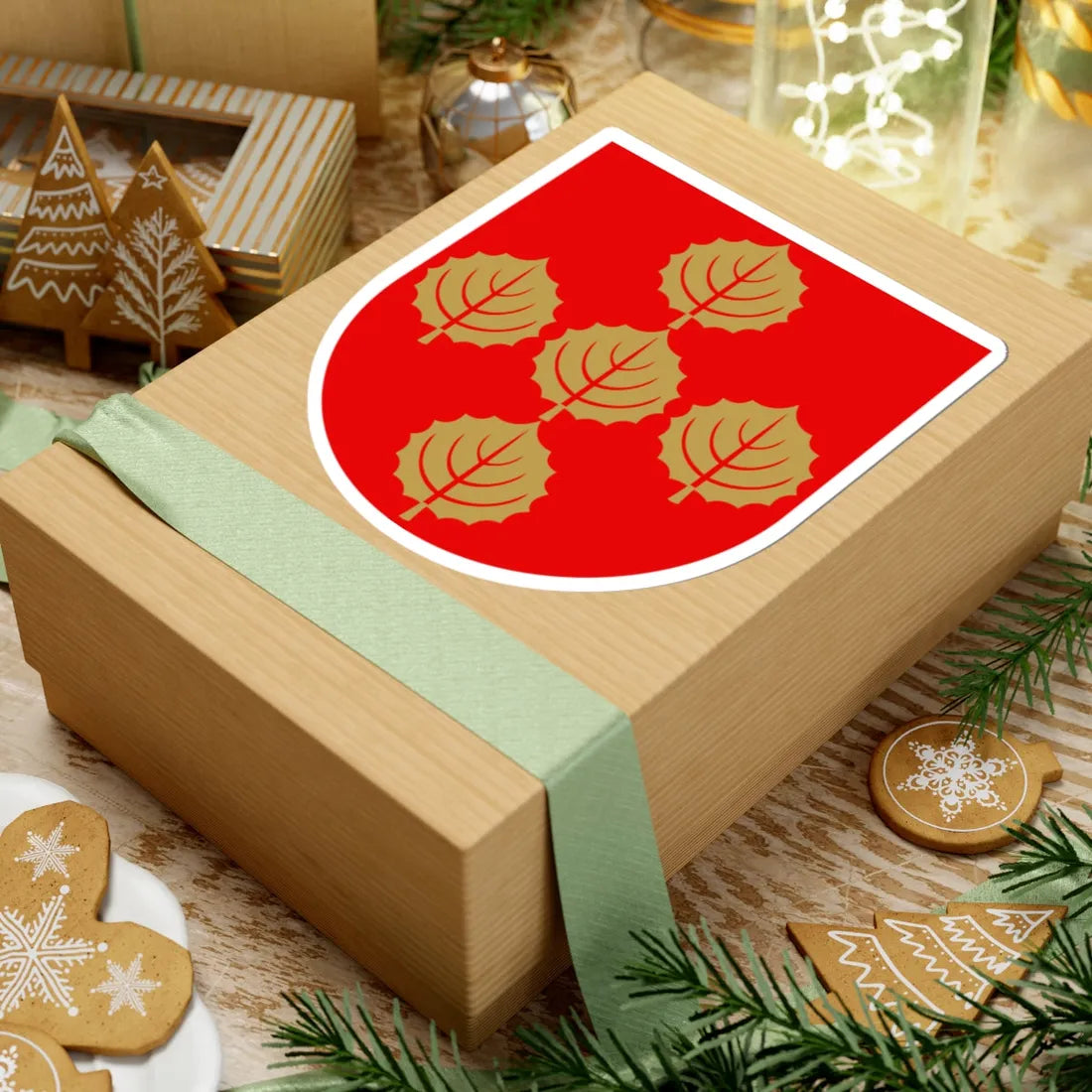 Masku.vaakuna (Finland) (Coat of Arms) STICKER Vinyl Kiss-Cut Decal - The Sticker Space