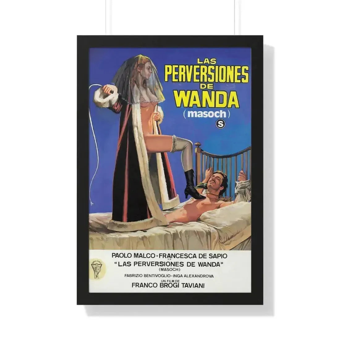 MASOCH 1980 - Framed Movie Poster 20" x 30" Black - The Sticker Space