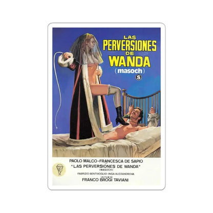 MASOCH 1980 Movie Poster - STICKER Vinyl Kiss-Cut Decal 4 Inch White - The Sticker Space