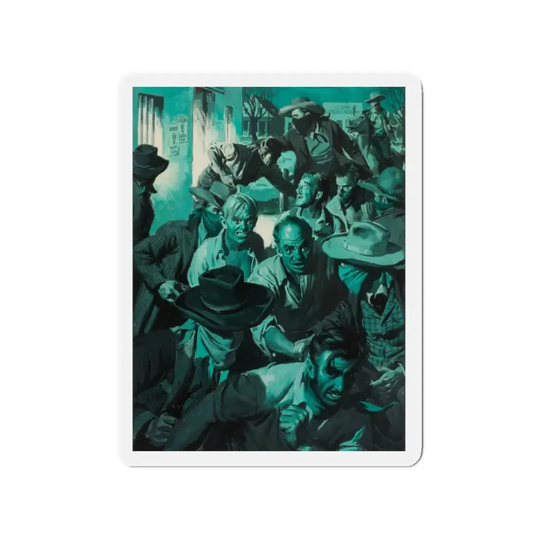 Masquerade of Murder (Fawcett Publications, 1947) (Magazine Illustration) Refrigerator Magnet - The Sticker Space