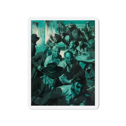 Masquerade of Murder (Fawcett Publications, 1947) (Magazine Illustration) Refrigerator Magnet - The Sticker Space