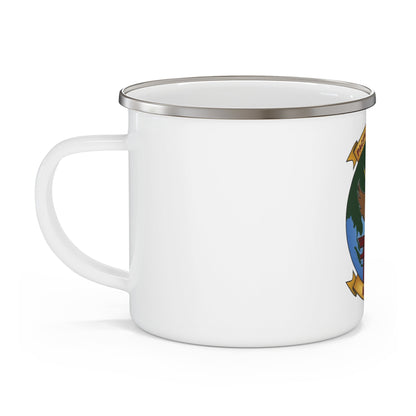 MASS 2 Pacific Vagabonds (USMC) Enamel Mug-12oz-The Sticker Space