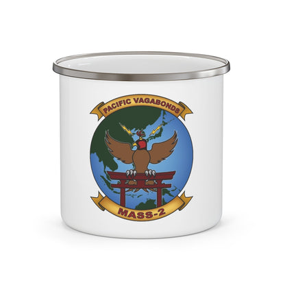 MASS 2 Pacific Vagabonds (USMC) Enamel Mug-12oz-The Sticker Space