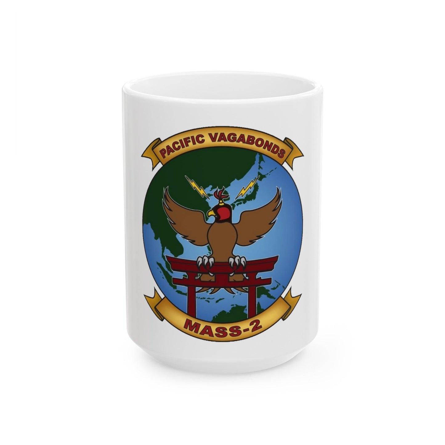 MASS 2 Pacific Vagabonds (USMC) White Coffee Mug-15oz-The Sticker Space