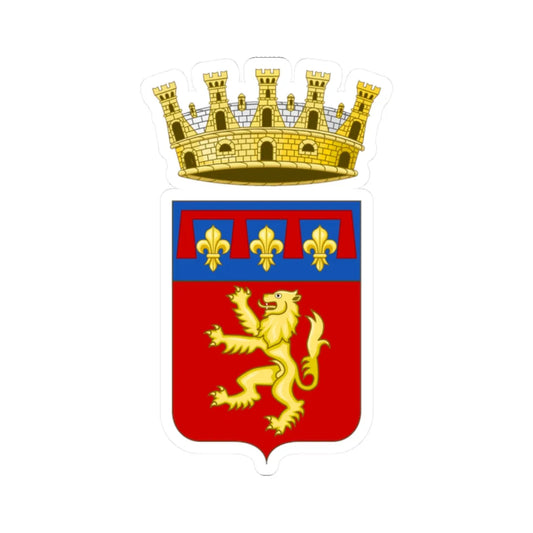 Massa Marittima-Stemma (Italy) (Coat of Arms) STICKER Vinyl Kiss-Cut Decal 2 Inch White - The Sticker Space