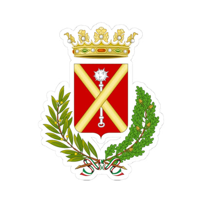 Massa-Stemma (Italy) (Coat of Arms) STICKER Vinyl Kiss-Cut Decal 3 Inch White - The Sticker Space