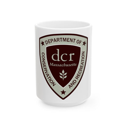 Massachusetts Department of Conservation and Recreation - White Coffee Mug-15oz-The Sticker Space