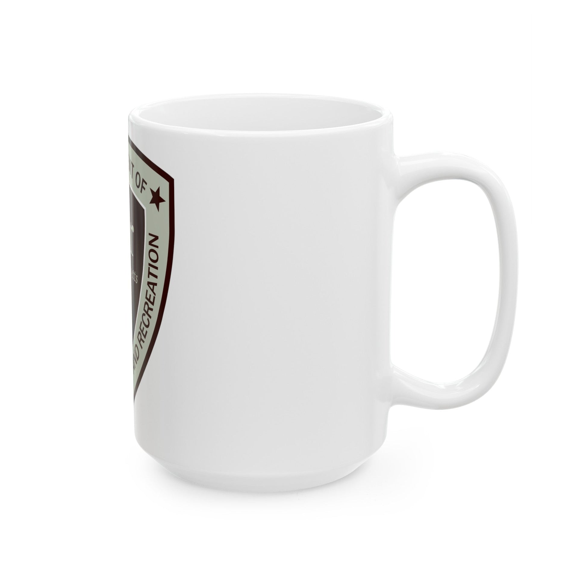 Massachusetts Department of Conservation and Recreation - White Coffee Mug-The Sticker Space