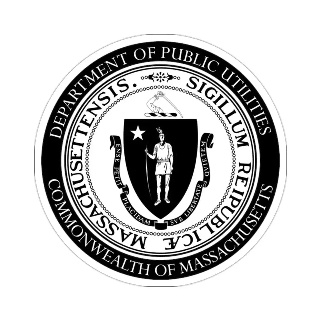 Massachusetts Department of Public Utilities STICKER Vinyl Die-Cut Decal - The Sticker Space