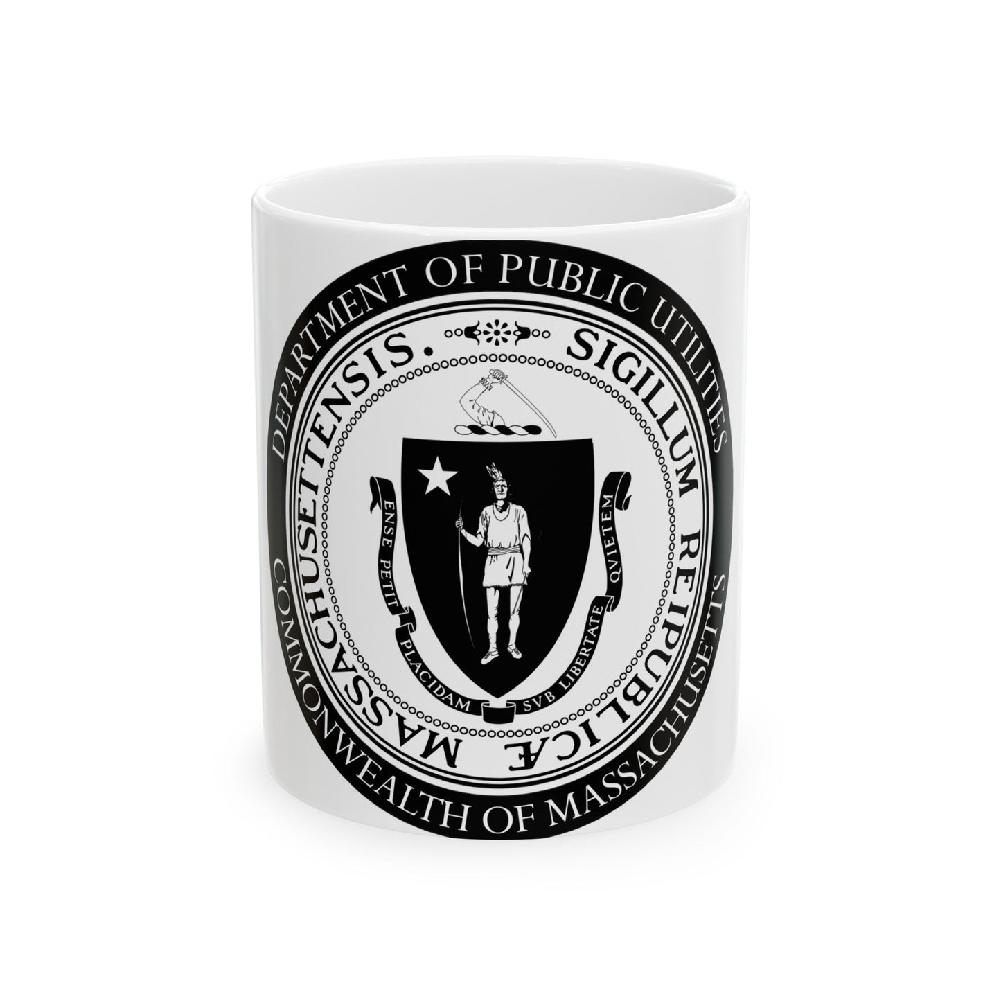 Massachusetts Department of Public Utilities - White Coffee Mug-11oz-The Sticker Space