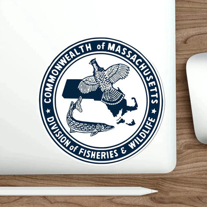 Massachusetts Fish and Wildlife STICKER Vinyl Die-Cut Decal - The Sticker Space