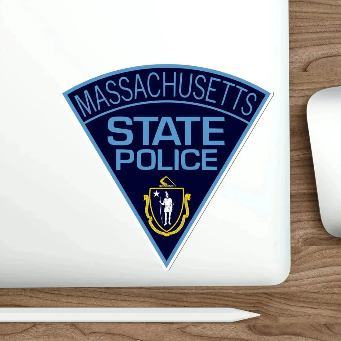 Massachusetts State Police STICKER Vinyl Die-Cut Decal - The Sticker Space