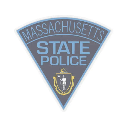 Massachusetts State Police - STICKER Vinyl Kiss-Cut Decal 2 Inch Transparent - The Sticker Space