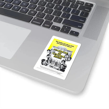 MASSACRE AT CENTRAL HIGH 1976 Movie Poster - STICKER Vinyl Kiss-Cut Decal - The Sticker Space