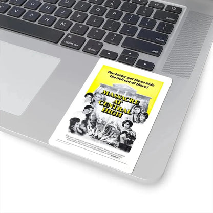 MASSACRE AT CENTRAL HIGH 1976 Movie Poster - STICKER Vinyl Kiss-Cut Decal - The Sticker Space