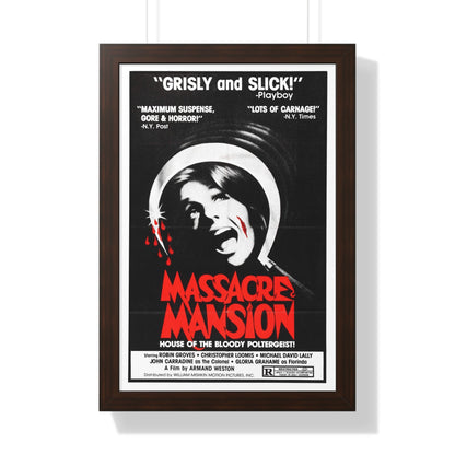 MASSACRE MANSION (THE NESTING) 1981 - Framed Movie Poster-16″ x 24″-The Sticker Space