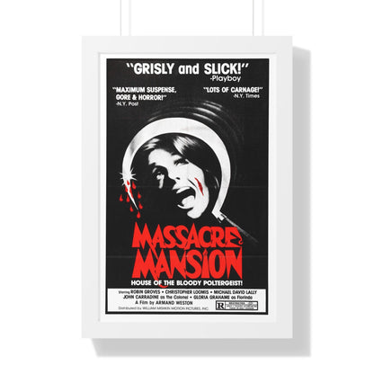 MASSACRE MANSION (THE NESTING) 1981 - Framed Movie Poster-16″ x 24″-The Sticker Space