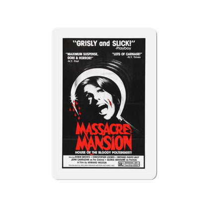 MASSACRE MANSION (THE NESTING) 1981 Movie Poster - Refrigerator Magnet-2" x 2"-The Sticker Space