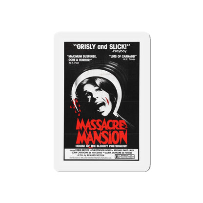 MASSACRE MANSION (THE NESTING) 1981 Movie Poster - Refrigerator Magnet-4" x 4"-The Sticker Space