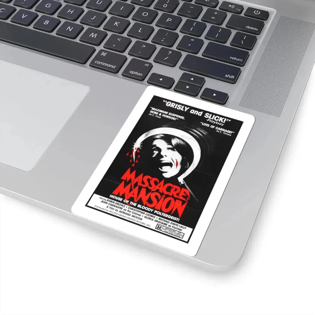 MASSACRE MANSION (THE NESTING) 1981 Movie Poster - STICKER Vinyl Kiss-Cut Decal - The Sticker Space