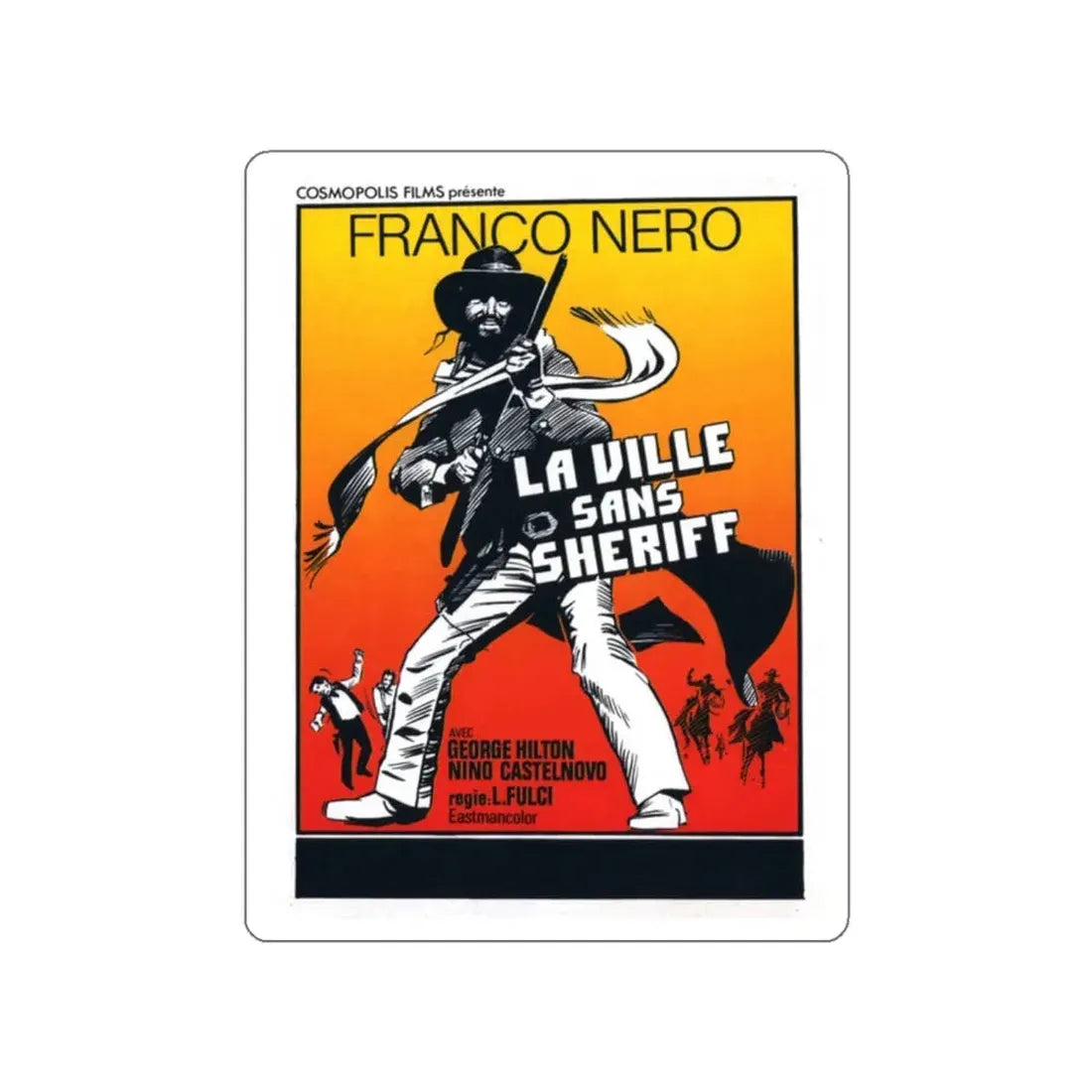 MASSACRE TIME (2) 1966 Movie Poster STICKER Vinyl Die-Cut Decal 2 Inch - The Sticker Space