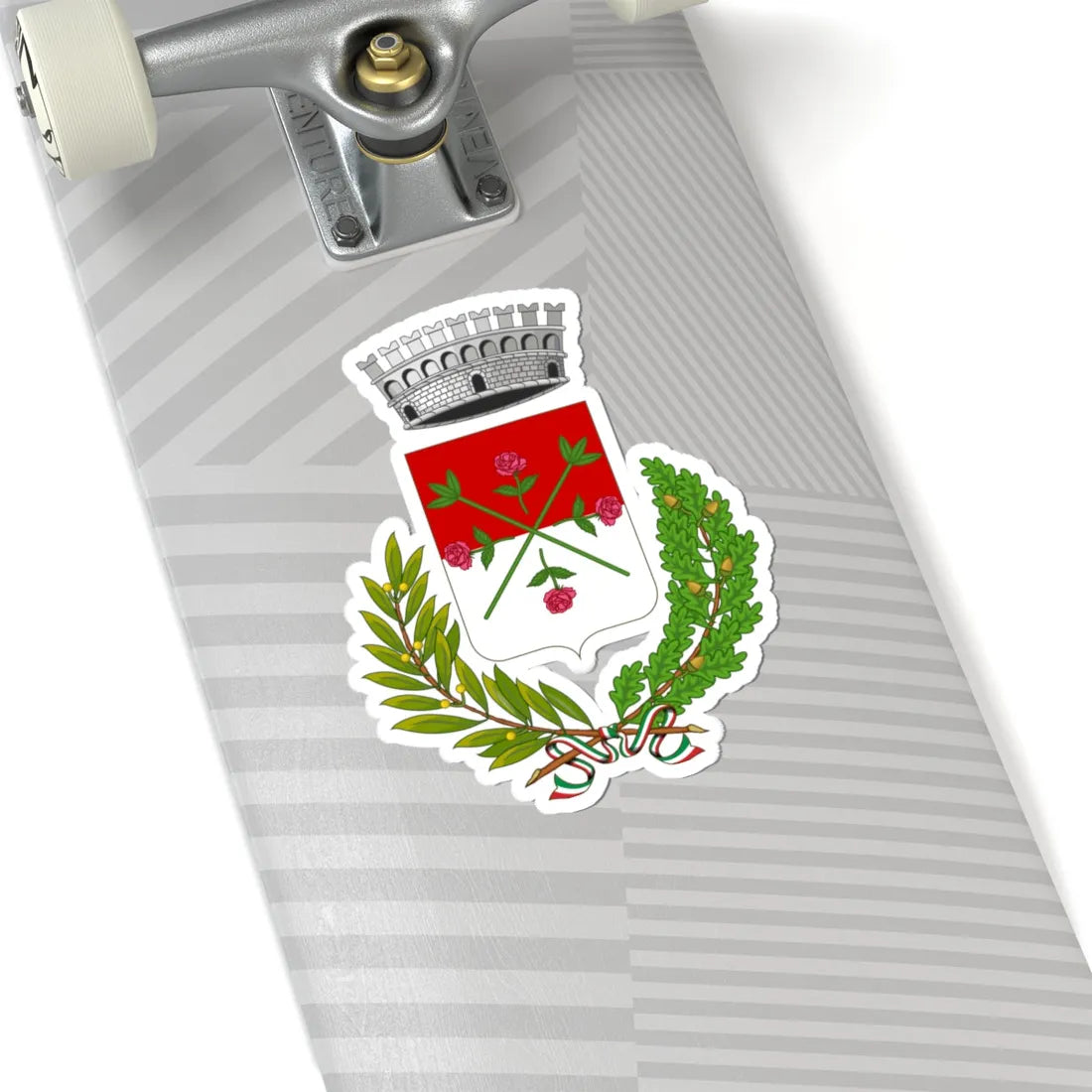 Massarosa-Stemma (Italy) (Coat of Arms) STICKER Vinyl Kiss-Cut Decal - The Sticker Space