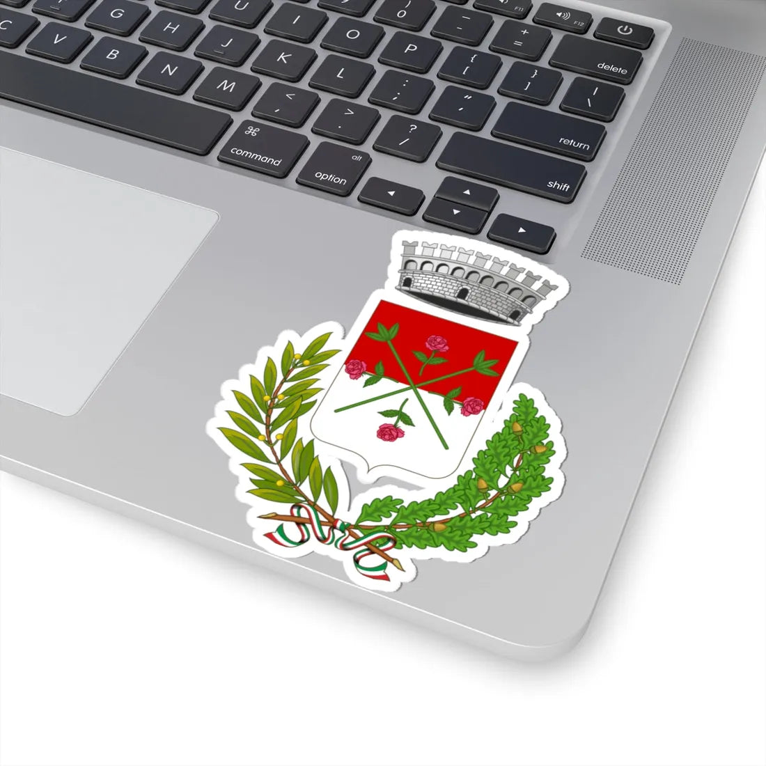 Massarosa-Stemma (Italy) (Coat of Arms) STICKER Vinyl Kiss-Cut Decal - The Sticker Space