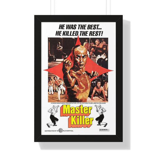 MASTER KILLER (36TH CHAMBER OF SHAOLIN) 1978 - Framed Movie Poster-16″ x 24″-The Sticker Space