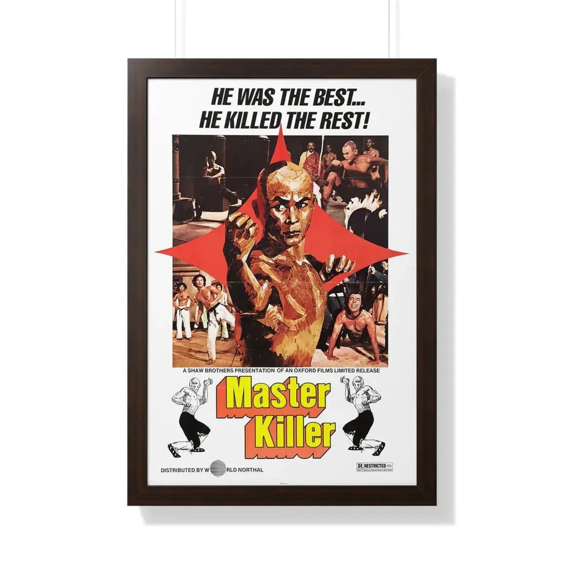 MASTER KILLER (36TH CHAMBER OF SHAOLIN) 1978 - Framed Movie Poster - The Sticker Space