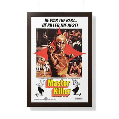 MASTER KILLER (36TH CHAMBER OF SHAOLIN) 1978 - Framed Movie Poster - The Sticker Space