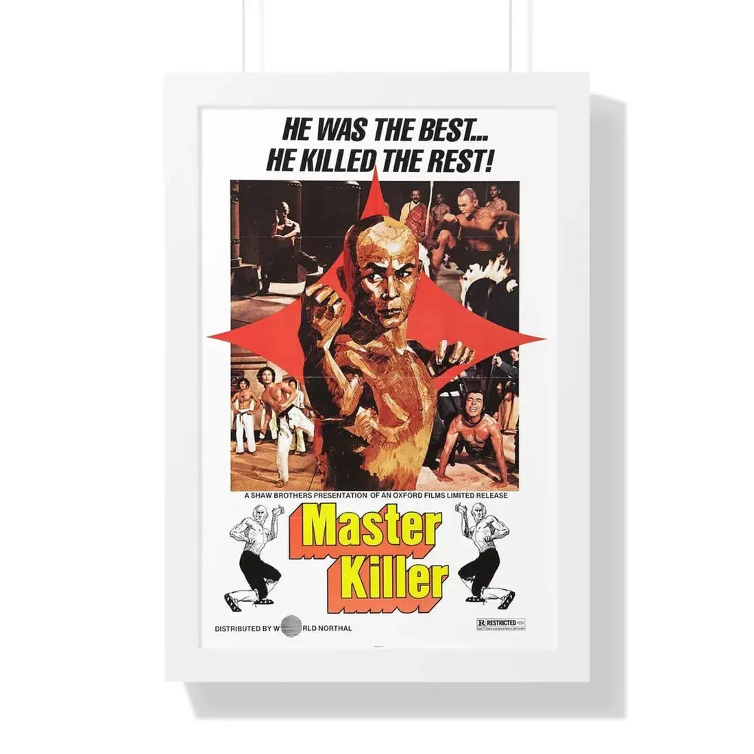 MASTER KILLER (36TH CHAMBER OF SHAOLIN) 1978 - Framed Movie Poster - The Sticker Space