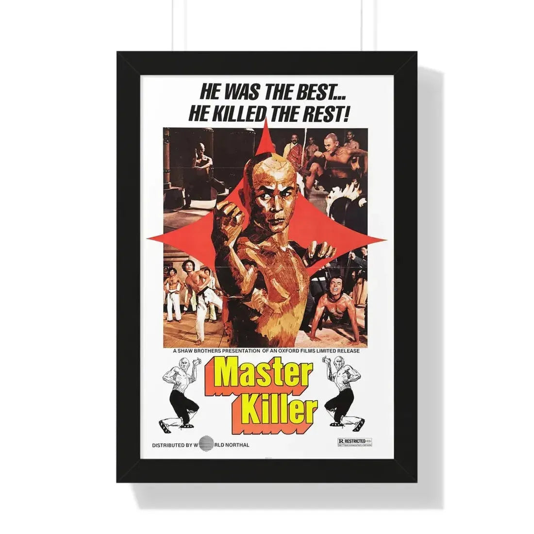 MASTER KILLER (36TH CHAMBER OF SHAOLIN) 1978 - Framed Movie Poster - The Sticker Space